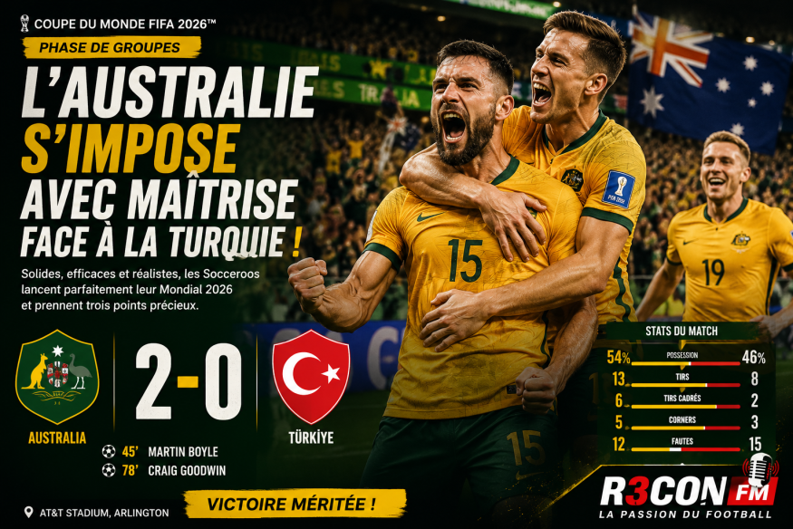 L'AUSTRALIE FRAPPE FORT ! Les Socceroos envoient déjà un message au reste du monde